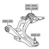 ASVA 0301-GES Control Arm-/Trailing Arm Bush